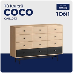 COCO, Tủ lưu trữ, Tủ đựng đồ, CAB_073, 140x40x98cm, Nội thất Nhà trên cao