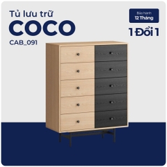 COCO, Tủ lưu trữ, Tủ đựng đồ, CAB_091, 90x40x118cm, Nội thất Nhà trên cao