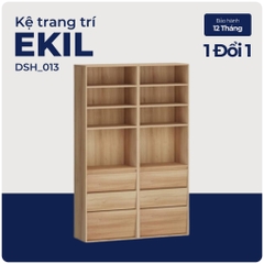 EKIL, Tủ trưng bày, DSH_013, 120x35x185cm, Nội thất Nhà trên cao