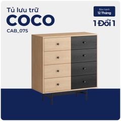 COCO, Tủ lưu trữ, Tủ đựng đồ, CAB_075, 90x40x98cm, Nội thất Nhà trên cao