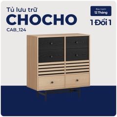 CHOCHO, Tủ lưu trữ, Tủ đựng đồ, CAB_124, 90x40x98cm, Nội thất Nhà trên cao