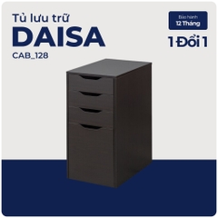 DAISA, Tủ hồ sơ 4 ngăn kéo, CAB_128, 36x58x70cm, Nội thất Nhà trên cao