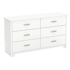 FALLON, Tủ lưu trữ đồ dùng tân cổ điển 3 tầng 6 ngăn, CAB_131, 150x49x80cm, Nội thất Nhà trên cao