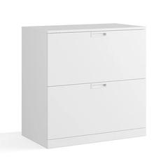 GAL, Tủ lưu trữ đồ dùng 2 ngăn kéo, CAB_133, 80x45x80cm, Nội thất Nhà trên cao