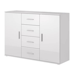 KAYLE, Tủ lưu trữ đồ dùng 2 gian 5 ngăn kéo, CAB_172, 132x38x92cm, Nội thất Nhà trên cao