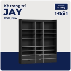 JAY, Kệ trang trí, trưng bày, DSH_064, 163x35x185cm, Nội thất Nhà trên cao