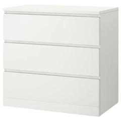 MOLY, Tủ đựng đồ 3 ngăn kéo, CAB_188, 80x48x78cm, Nội thất Nhà trên cao