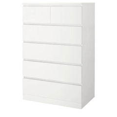 MOLY, Tủ lưu trữ 5 tầng 6 ngăn kéo, CAB_186, 80x48x123cm, Nội thất Nhà trên cao