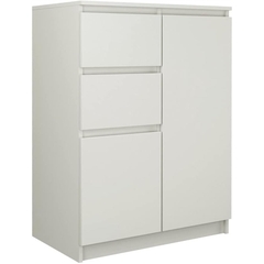 MOLY, Kệ tủ lưu trữ đồ dùng 2 gian, CAB_194, 72x40x97cm, Nội thất Nhà trên cao