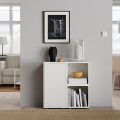 NIOSK, Kệ tủ kệ để đồ đa năng 4 hộc, CAB_211, 70x25x72cm, Nội thất Nhà trên cao