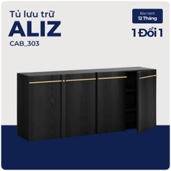ALIZ, Tủ lưu trữ, CAB_303, 174x40x75cm, Nội thất Nhà trên cao