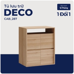 DECO, Tủ đựng đồ, tủ lưu trữ, CAB_287, 70x48x84cm, Nội thất Nhà trên cao