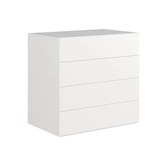 NOA, Tủ đựng đồ lưu trữ 4 ngăn kéo size lớn, CAB_220, 108x48x72cm, Nội thất Nhà trên cao