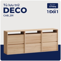 DECO, Tủ đựng đồ, tủ lưu trữ, CAB_291, 210x40x84cm, Nội thất Nhà trên cao