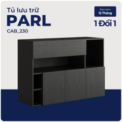 PARL, Tủ trưng bày, lưu trữ, CAB_230, 120x45x85cm, Nội thất Nhà trên cao