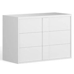 RICK, Tủ đựng đồ dùng 3 tầng 6 ngăn kéo, CAB_237, 110x51x77cm, Nội thất Nhà trên cao