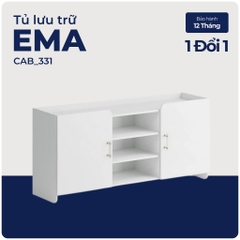 EMA, Tủ trưng bày đồ dùng, CAB_331, 150x40x70cm, Nội thất Nhà trên cao
