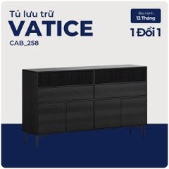 VATICE, Tủ lưu trữ, CAB_258, 156x40x90cm, Nội thất Nhà trên cao
