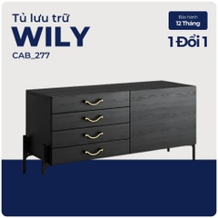 WILY, Tủ kệ để đồ, kệ kệ để đồ, CAB_277, 108x40x52cm, Nội thất Nhà trên cao