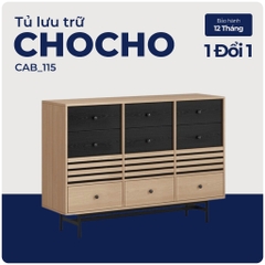 CHOCHO, Tủ lưu trữ, Tủ đựng đồ, CAB_115, 140x40x98cm, Nội thất Nhà trên cao