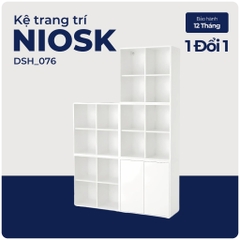 NIOSK, kệ để đồ đồ dùng, DSH_076, 140x35x216cm, Nội thất Nhà trên cao