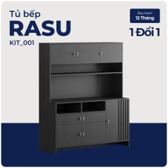 RASU, Tủ bếp, KIT_001, 140x55x172cm, Nội thất Nhà trên cao