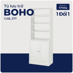 BOHO, Tủ lưu trữ - Kệ để đồ 4 tầng, CAB_377, 81x47x212cm, Nội thất Nhà trên cao