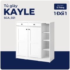 KAYLE, Tủ giày đa năng, SCA_021, 120x40x102cm, Nội thất Nhà trên cao