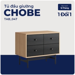CHOBE, Tủ đầu giường, tủ trưng bày, TAB_047, 70x40x58cm, Nội thất Nhà trên cao