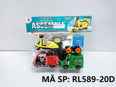 RL589-20D TÚI XE CHUYỂN PHÁT NHANH TRỚN 4C ĐỦ MẪU + ỐC VÍT (PVC) Assemble Express Car