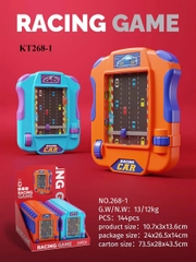 KT268-1 HỘP TRÒ CHƠI MÁY GAME ĐUA XE KHÔNG PIN 16C (COS LỐC 16C TÍNH CÁI) RACING GAME 24X26.5X14