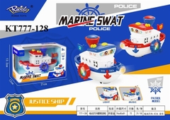KT777-128 HỘP TÀU DU LỊCH CS PIN NHẠC ĐÈN MARINE SWAT 21X12X13.2 (2 MÀU)