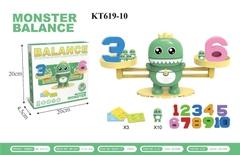 KT619-01 HỘP TRÒ CHƠI CÂN CÂN BẰNG KHỦNG LONG+ SỐ BALANGE 20X4.5X20
