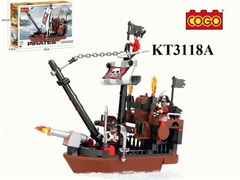 3118A  HỘP LOGO RÁP TÀU HẢI TẶC 167 MIẾNG