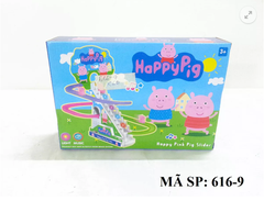 616-9 HỘP HEO HỒNG PIN LEO THANG