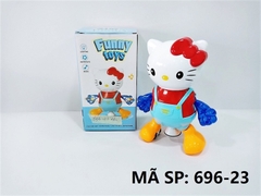 696-23 HỘP MÈO KITTY PIN NHẠC ĐÈN NHẢY DANCING Funny toys 696-11
