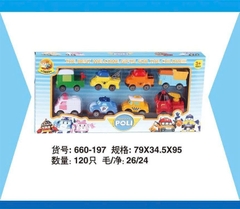 KT660-197 HỘP XE ROBOCAR POLI TRỚN 8C ĐỦ MẪU (COS 8C TÍNH CÁI) POLI