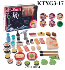 KTXG3-17  HỘP BẾP LÀM SUSHI + BÌNH RƯỢU+ 2C LY 48 MÓN