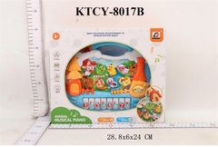 KTCY-8017B HỘP ĐÀN ORGAN NHÀ THÚ PIN ANIMAL MUSICAL PIANO 28.8X6X24 (ĐÀN THÚ)