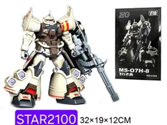 KCSTAR2100 Đồ chơi trẻ em lắp ráp mô hình chiến binh trắng