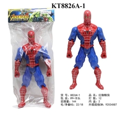 KT8826A-1 TÚI SN 1T NHỆN PIN NÚT ĐÈN AVENGERS (PVC)