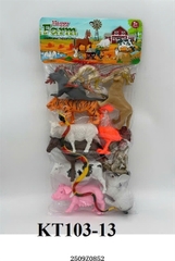 KT103-13 TÚI THÚ 12C GIÁP HAPPY FARM (NHIỀU CON) (PVC)