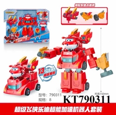 KT790311 HỘP RÁP ROBO BIẾN HÌNH MÁY BAY ĐỘI BAY SIÊU ĐẲNG 150MM