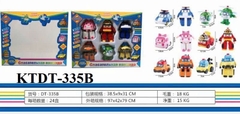 KTDT-335B HỘP RÁP ROBOCAR POLI 6C BIẾN HÌNH XE 38.5X9X31