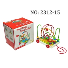 LTKCLTU2312-15 HỘP XE GỖ MÊ CUNG LUỒN HẠT HÌNH THÚ 1T/48
