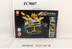FC9007  HỘP LOGO RÁP XE HƠI BIẾN HÌNH ROBO CƠ KHÍ 629 MIẾNG RC SERIES