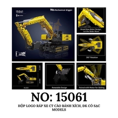 KT15061 HỘP LOGO RÁP XE CT CÀO BÁNH XÍCH, ĐK CÓ SẠC MODELS