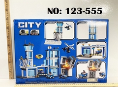123-555 HỘP LOGO RÁP TRẠM XE CS, MÁY BAY TRỰC THĂNG 807 MIẾNG CITY