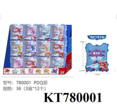 KT780001 HỘP RÁP ROBO BIẾN HÌNH MÁY BAY ĐỘI BAY SIÊU ĐẲNG 12C (LỐC 12C TÍNH CÁI)
