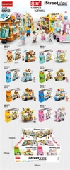 KT8613  HỘP LOGO RÁP XE BÁN THỨC ĂN LƯU ĐỘNG 8C 8 IN 1 1388 MIẾNG (LỐC 8C TÍNH CÁI) STREET VIEW 52.5X19.5X18
